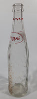 Vintage 1960s Pepsi Cola 10 Fl Oz 9 1/2" Tall  Glass Beverage Bottle