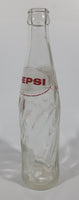 Vintage 1970 Pepsi Cola English French 10 Fl Oz 9 1/2" Tall  Glass Beverage Bottle