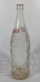 Vintage 1960s 1970s Pepsi Cola 26 Fl Oz 11 1/2" Tall Glass Beverage Bottle