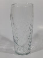 Vintage Pepsi Embossed 6" Tall Glass Cup