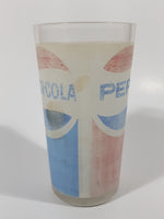 Vintage Pepsi Cola 5 1/8" Tall Glass Cup Faded