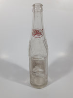 Vintage 1951 Sparkling Pepsi Cola Soda Pop Red and White 10 Fl oz Clear Glass Beverage Bottle Montreal