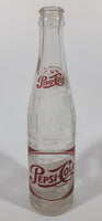 Vintage 1951 Sparkling Pepsi Cola Soda Pop Red and White 10 Fl oz Clear Glass Beverage Bottle Montreal