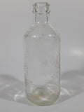 Vintage Pepsi Cola Embossed 10 Fl Oz 6 1/4" Tall Clear Glass Bottle