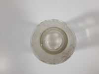 Vintage Pepsi Cola Embossed 10 Fl Oz 6 1/4" Tall Clear Glass Bottle