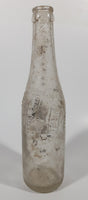 Vintage 1940s Pepsi Cola Embossed 12 Fl Oz 9 3/4" Tall Clear Glass Bottle