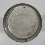 Vintage 1940s Pepsi Cola Embossed 12 Fl Oz 9 3/4" Tall Clear Glass Bottle