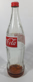 Vintage 1980s Coca Cola Coke English French 750mL 11 3/4" Tall Glass Beverage Bottle with Cap