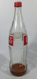 Vintage 1980s Coca Cola Coke English French 750mL 11 3/4" Tall Glass Beverage Bottle with Cap