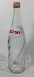 Rare Vintage 1974 Pepsi Cola Price It Right English French 26 Fl Oz 11 1/2" Tall Glass Beverage Bottle with Cap