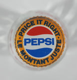 Rare Vintage 1974 Pepsi Cola Price It Right English French 26 Fl Oz 11 1/2" Tall Glass Beverage Bottle with Cap