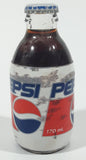 Vintage Pepsi Cola 170mL 4 7/8" Tall Glass Bottle with Foam Label Full Never Opened