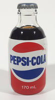 Vintage Pepsi Cola 170mL 4 7/8" Tall Glass Bottle with Foam Label Full Never Opened