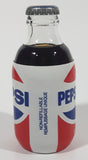 Vintage Pepsi Cola 170mL 4 7/8" Tall Glass Bottle with Foam Label Full Never Opened