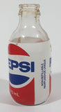 Vintage Pepsi Cola 170mL 4 3/4" Tall Glass Bottle with Foam Label