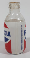 Vintage Pepsi Cola 170mL 4 3/4" Tall Glass Bottle with Foam Label