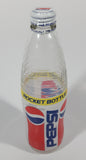 Rare Vintage Pepsi Cola Rocket Bottle 500mL 9 1/8" Tall Ringed Glass Bottle with Cap