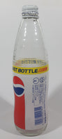 Rare Vintage Pepsi Cola Rocket Bottle 500mL 9 1/8" Tall Ringed Glass Bottle with Cap