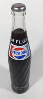 Vintage 1970s Pepsi-Cola Pepsi One Pint 16 Fl oz 473mL 11" Clear Glass Money Back Bottle Still Full