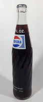 Vintage 1970s Pepsi-Cola Pepsi One Pint 16 Fl oz 473mL 11" Clear Glass Money Back Bottle Still Full