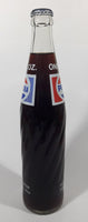 Vintage 1970s Pepsi-Cola Pepsi One Pint 16 Fl oz 473mL 11" Clear Glass Money Back Bottle Still Full