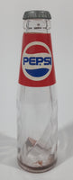 Vintage Chilton Globe Pepsi Cola Miniature 5 1/4" Tall Hard Plastic Bottle with Cap