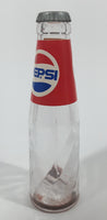 Vintage Chilton Globe Pepsi Cola Miniature 5 1/4" Tall Hard Plastic Bottle with Cap