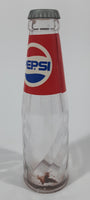 Vintage Chilton Globe Pepsi Cola Miniature 5 1/4" Tall Hard Plastic Bottle with Cap