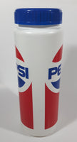 Vintage Pepsi 9 1/4" Tall Plastic Travel Drinking Bottle with Lid