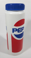 Vintage Pepsi 9 1/4" Tall Plastic Travel Drinking Bottle with Lid