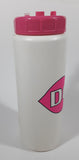 Rare Vintage Pepsi DQ Dairy Queen Pink and White 9" Tall Plastic Travel Drinking Bottle with Lid