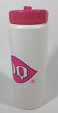 Rare Vintage Pepsi DQ Dairy Queen Pink and White 9" Tall Plastic Travel Drinking Bottle with Lid