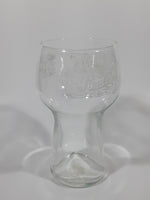 Vintage Pepsi-Cola White Script 6" Tall Glass Cup