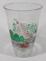 Rare Vintage Pepsi Cola Christmas Winter Holidays Scene 5 1/2" Tall Plastic Cup