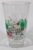 Rare Vintage Pepsi Cola Christmas Winter Holidays Scene 5 1/2" Tall Plastic Cup