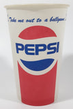Rare Vintage Pepsi Cola Vancouver Canadians 1989 Pacific League Champions Take Me Out To A Ballgame 5 1/4" Tall Wax Paper Cup