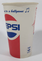 Rare Vintage Pepsi Cola Vancouver Canadians 1989 Pacific League Champions Take Me Out To A Ballgame 5 1/4" Tall Wax Paper Cup