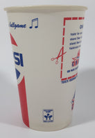 Rare Vintage Pepsi Cola Vancouver Canadians 1989 Pacific League Champions Take Me Out To A Ballgame 5 1/4" Tall Wax Paper Cup