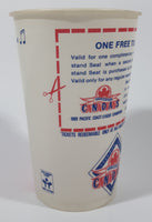 Rare Vintage Pepsi Cola Vancouver Canadians 1989 Pacific League Champions Take Me Out To A Ballgame 5 1/4" Tall Wax Paper Cup