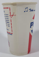 Rare Vintage Pepsi Cola Vancouver Canadians 1989 Pacific League Champions Take Me Out To A Ballgame 5 1/4" Tall Wax Paper Cup