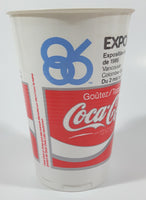 Rare Vintage Coca Cola Coke Expo 86 Vancouver 5" Tall Plastic Cup