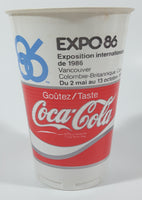 Rare Vintage Coca Cola Coke Expo 86 Vancouver 5" Tall Plastic Cup