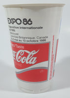 Rare Vintage Coca Cola Coke Expo 86 Vancouver 5" Tall Plastic Cup