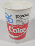 Rare Vintage Coca Cola Coke Expo 86 Vancouver 5" Tall Plastic Cup