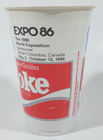 Rare Vintage Coca Cola Coke Expo 86 Vancouver 5" Tall Plastic Cup