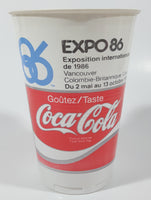 Rare Vintage Coca Cola Coke Expo 86 Vancouver 5" Tall Plastic Cup