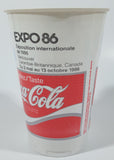 Rare Vintage Coca Cola Coke Expo 86 Vancouver 5" Tall Plastic Cup