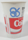 Rare Vintage Coca Cola Coke Expo 86 Vancouver 5" Tall Plastic Cup