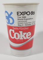 Rare Vintage Coca Cola Coke Expo 86 Vancouver 5" Tall Plastic Cup