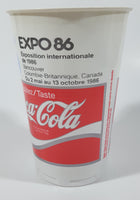 Rare Vintage Coca Cola Coke Expo 86 Vancouver 5" Tall Plastic Cup